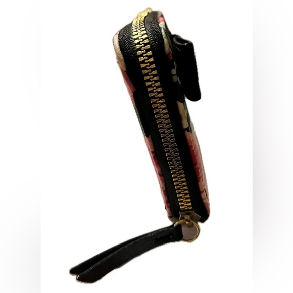 Juicy Couture ‘Pick Ur Petal’ Black  Wallet & Card Organizer, bow on front - Picture 10 of 13